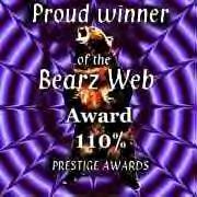 Bearz Web 110% Prestige Award - April 2001