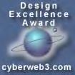 cyberweb3.com Design Excellence Award - February 2001