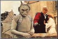 Azal's gargoyle menaces The Doctor and Jo