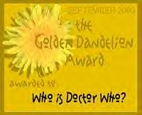 Golden Dandelion Award - September 2000