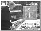 The Doctor works on the TARDIS console