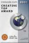 Cresode.COM Creative Top Award - April 2001